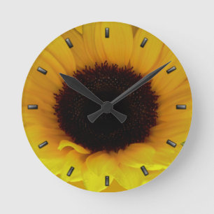 Zonnebloem Klok Geel Bloem Muurklokken & Cadeau
