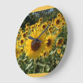 Zonnebloem klok... grote klok (Hoek)