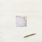 zonnebloem Klokjes Rustisch hout Post-it® Notes (Op bureau)