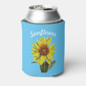 Zonnebloem Koelbox Blikjeskoeler (Blikje Achterkant)