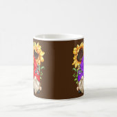 Zonnebloem koepel voor Ramsay Hunt Zelden Ziekte Koffiemok (Center)