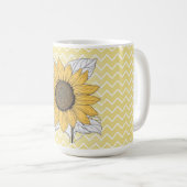 "Zonnebloem" Koffiemok (Voorkant rechts)