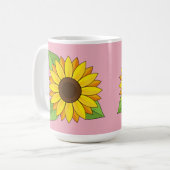 Zonnebloem Koffiemok (Voorkant links)