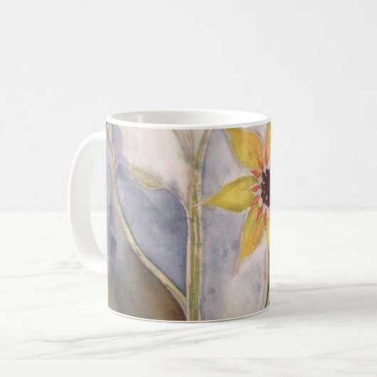 Zonnebloem Koffiemok (Voorkant links)