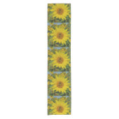 zonnebloem korte tafelloper (Voorkant)