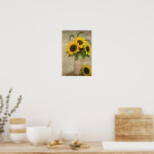 Zonnebloem Kracht Poster (Keuken)