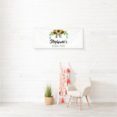 Zonnebloem krans Vrijgezellenfeest Spandoek (Insitu)