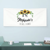 Zonnebloem krans Vrijgezellenfeest Spandoek (Beurs)