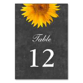  Zonnebloem Krijtbord Trouwtafel Kaarten
