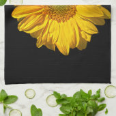 Zonnebloem ktcna theedoek (Gevouwen)