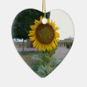 Zonnebloem Kunst Afdrukken Keramisch Ornament (Rechts)