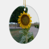 Zonnebloem Kunst Afdrukken Keramisch Ornament (Rechts)