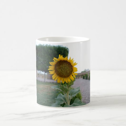 Zonnebloem Kunst Afdrukken Koffiemok (Center)