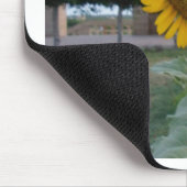 Zonnebloem Kunst Afdrukken Muismat (Hoek)