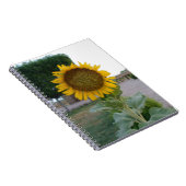 Zonnebloem Kunst Afdrukken Notitieboek (Rechterzijde)
