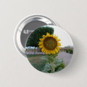 Zonnebloem Kunst Afdrukken Ronde Button 5,7 Cm (Voorkant /achterkant)