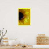 Zonnebloem Kunst Afdrukken Schitterende Ventilator Poster (Keuken)