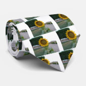 Zonnebloem Kunst Afdrukken Stropdas (Opgerold)