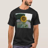 Zonnebloem Kunst Afdrukken T-shirt (Voorkant)