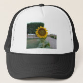 Zonnebloem Kunst Afdrukken Trucker Pet (Voorkant)