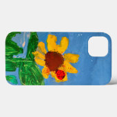 Zonnebloem "Kunst door kinderen" Case-Mate iPhone Case (Achterkant (horizontaal))