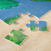 Zonnebloem "Kunst door kinderen" Legpuzzel (Zijkant)