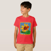 Zonnebloem "Kunst door kinderen" T-shirt (Voorkant volledig)