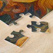 Zonnebloem Kunst Legpuzzel (Zijkant)