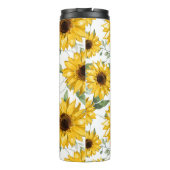 Zonnebloem Kunst Thermosbeker (Achterkant)