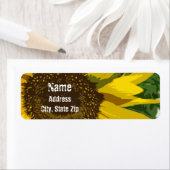 Zonnebloem Kunstmatige, heldere, gele zomerbloem Etiket (Insitu)