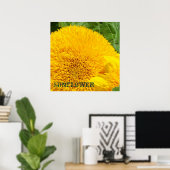 Zonnebloem Kunstprints Decoratie Bloemen (Thuiskantoor)