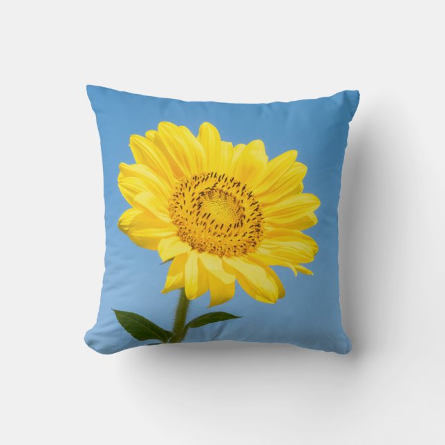 Zonnebloem Kussen (Voorkant)