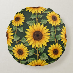 Zonnebloem kussen voor cadeau