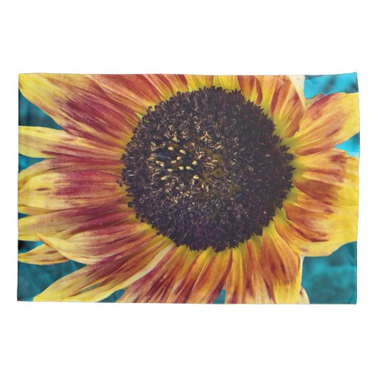 Zonnebloem Kussensloop (Achterkant)