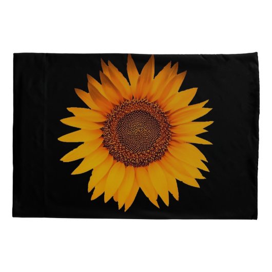 Zonnebloem Kussensloop (Achterkant)