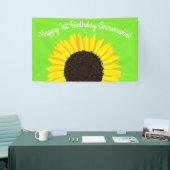 Zonnebloem Kute 1e verjaardag Banner Decor (Beurs)
