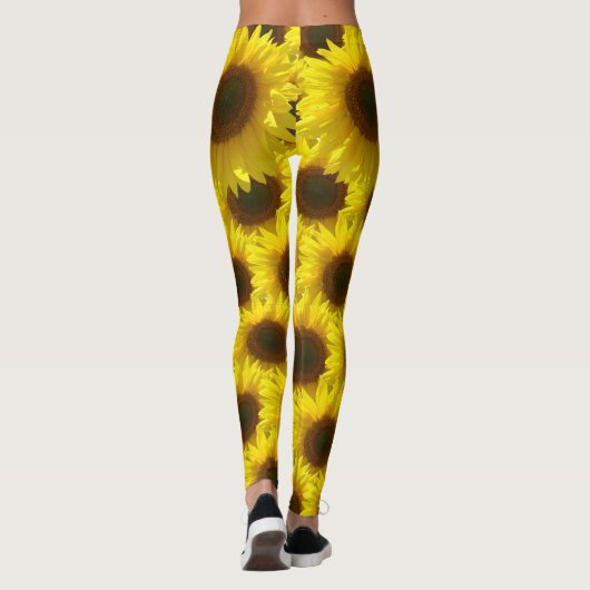 Zonnebloem kweken leggings (Achterkant)