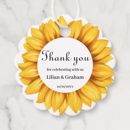 Zonnebloem Labels (Voorkant)