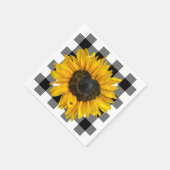 Zonnebloem Ladybug op Buffalo Play Servet (Hoek)