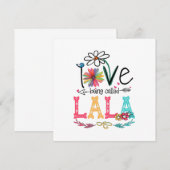 Zonnebloem Lala Zonnebloem Birthday Kaart (Voorkant / Achterkant)