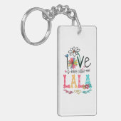 Zonnebloem Lala Zonnebloem Birthday Sleutelhanger (Voorkant Links)