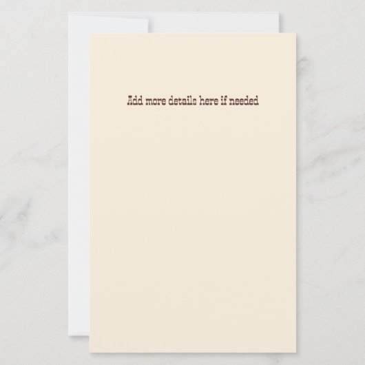 Zonnebloem land bruiloft (Achterkant)