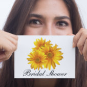 Zonnebloem Land Geel Bloemen Vrijgezellenfeest Uitnodiging Briefkaart