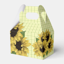 Zonnebloem Land Pset Favor Boxes Bedankdoosjes