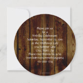  Zonnebloem Land Verjaardagsfeest Kaart (Achterkant)