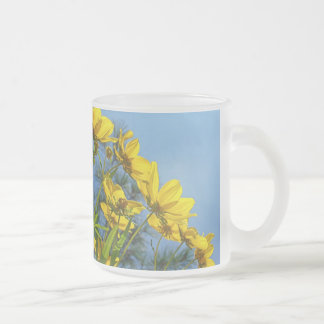 Zonnebloem, langkorrelig, Tickseed Matglas Koffiemok