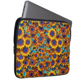 Zonnebloem Laptop Tas (Voorkant Rechts)