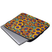 Zonnebloem Laptop Tas (Voorkant onderkant)