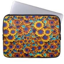 Zonnebloem Laptop Tas