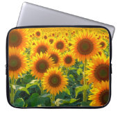 Zonnebloem Laptophoes Laptop Sleeve (Voorkant)